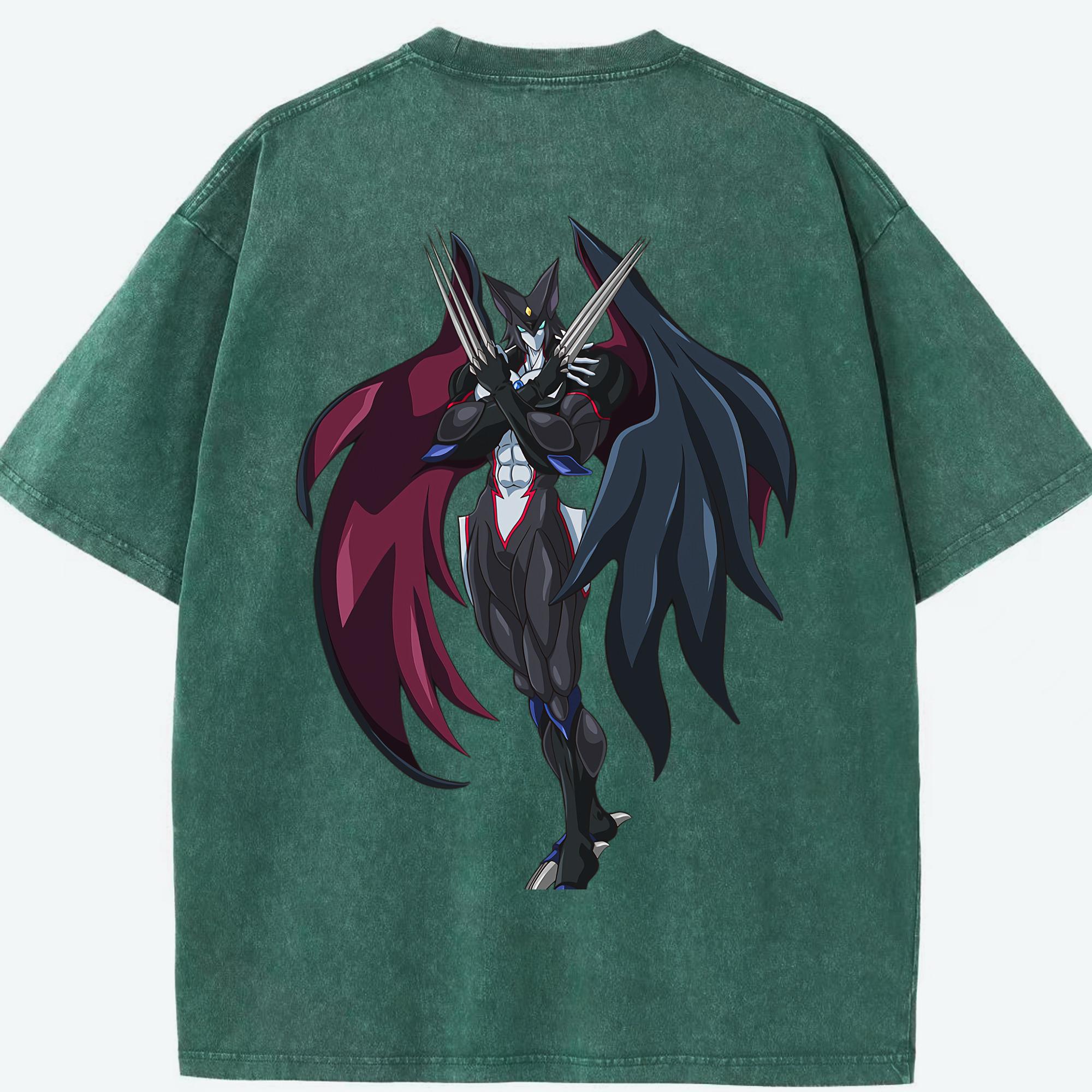 （画像用） 遊☆戯☆王 Yu-Gi-Oh! 綿100% ヴィンテージ風 半袖Tシャツ（背面プリント）